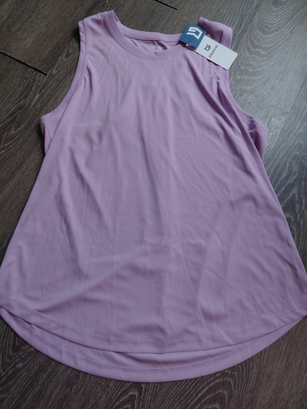 GG Collection Lavender Scoop Neck Sleeveless Tank